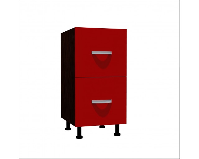 Corp inferior 40 cu 2 sertare metalice greutate Zebra rosu Corp inferior 40 cu 2 sertare metalice greutate Zebra rosu